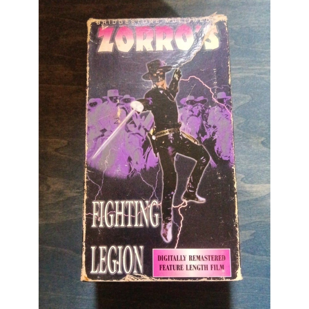 Zorro's Fighting Legion VHS